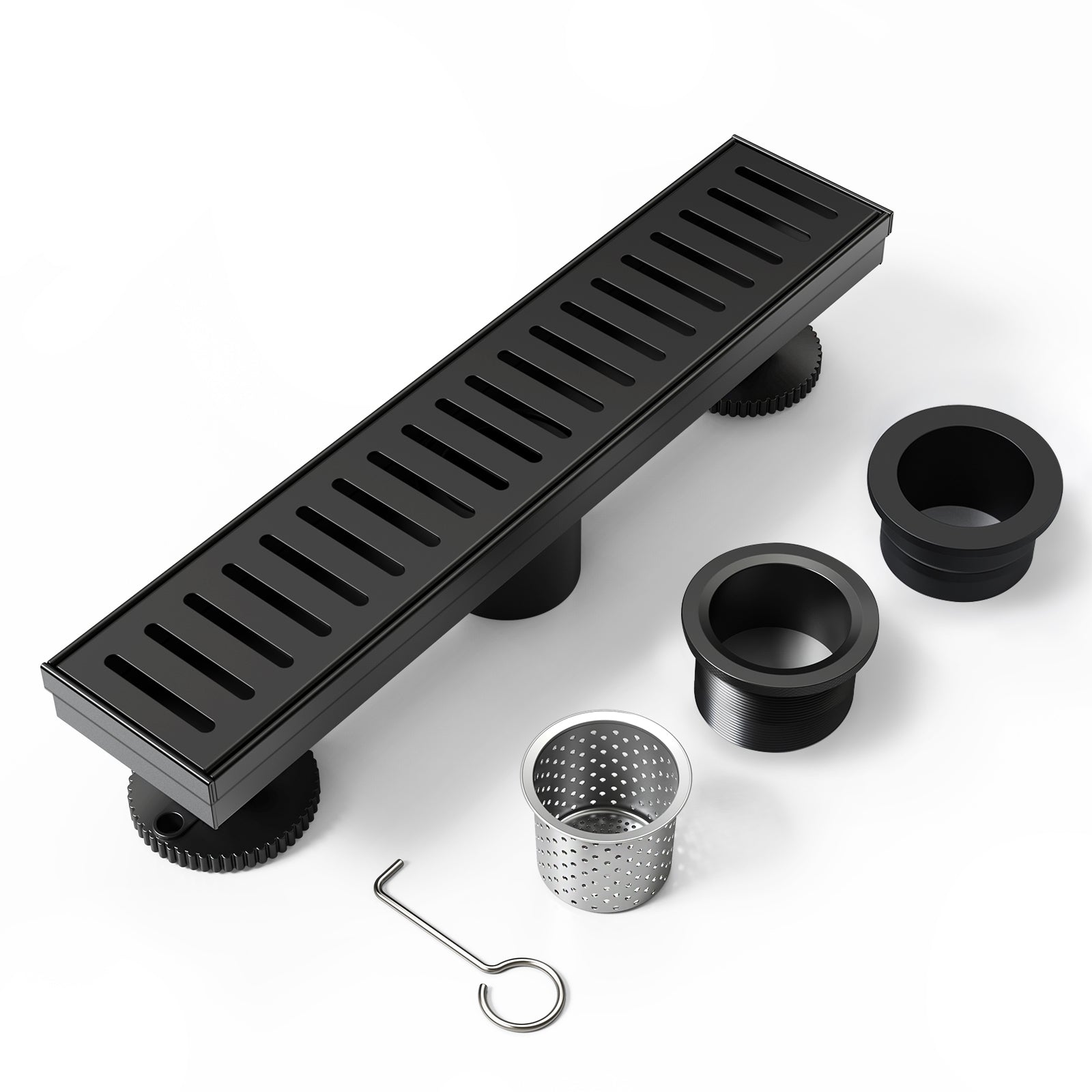 WEBANG  12 Inch Capsule Pattern Linear Shower Drain With Accessories –  Webang Shower Drains