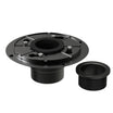 Shower Drain Base Flange With Rubber Coupler and Thread Adapter