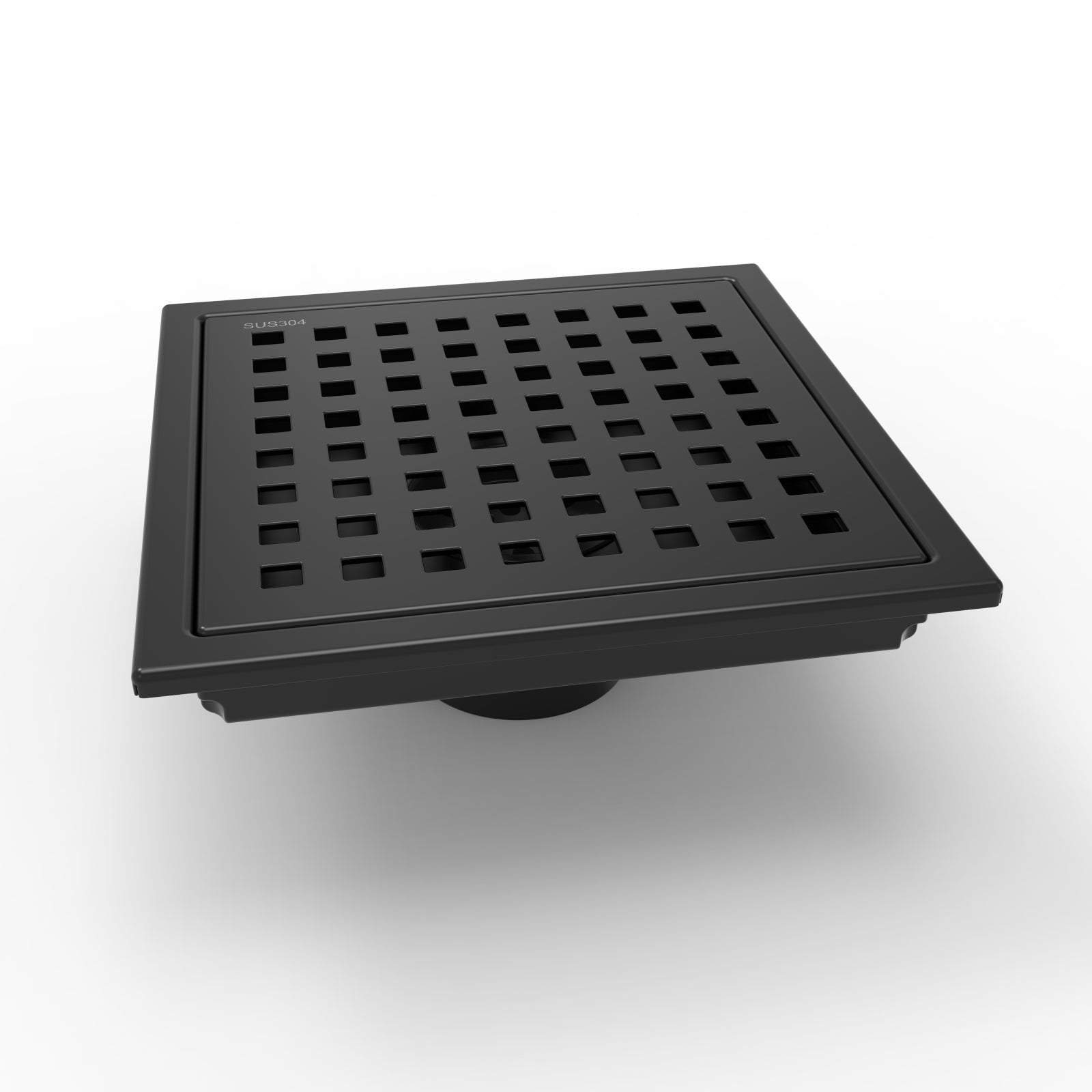 Square floor drain clearance grate